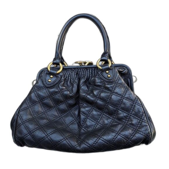 Marc Jacobs 2005 "Stam" Black Quilted Leather Bag, Made in Italy - Picture 2 of 15